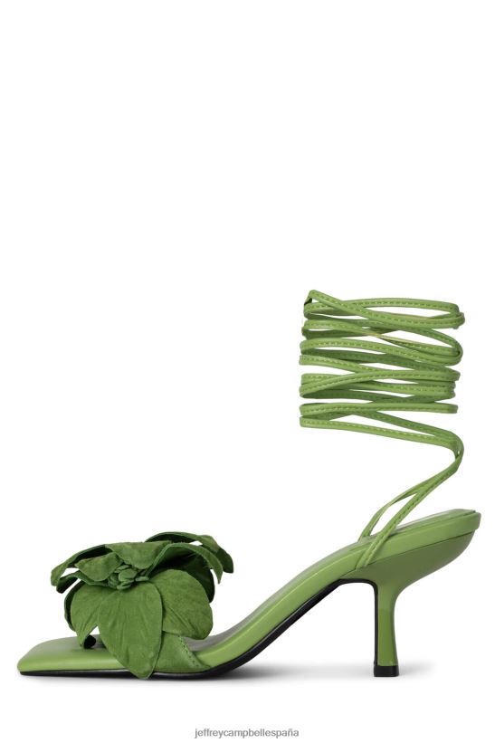 mujer Jeffrey Campbell esencia ante verde PHXV4X127 sandalia de tacón