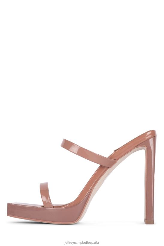 mujer Jeffrey Campbell estafador patente de rubor polvoriento PHXV4X1556 sandalia de tacón