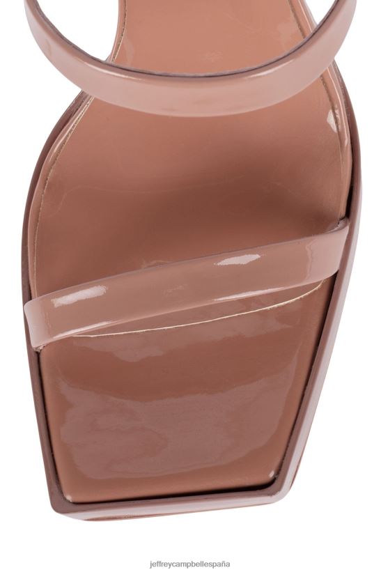 mujer Jeffrey Campbell estafador patente de rubor polvoriento PHXV4X1556 sandalia de tacón