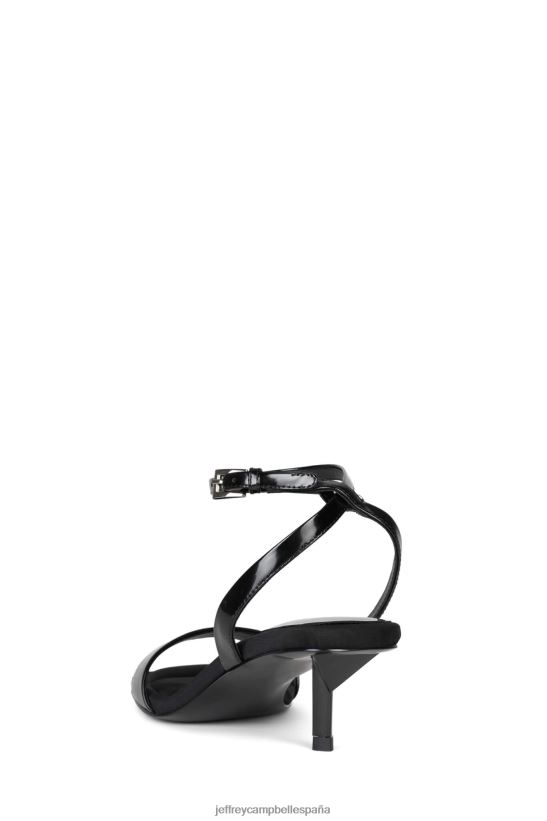 mujer Jeffrey Campbell evocar caja negra PHXV4X1408 sandalia de tacón