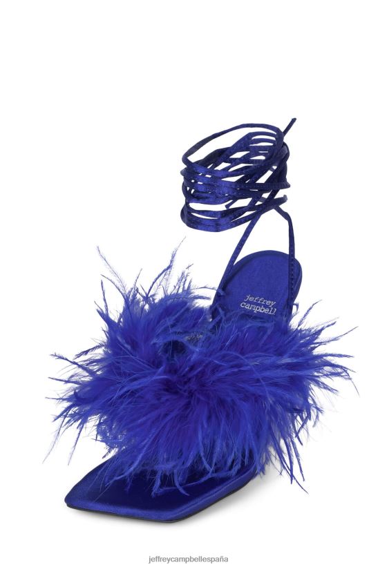 mujer Jeffrey Campbell finura plata azul PHXV4X1504 sandalia de tacón