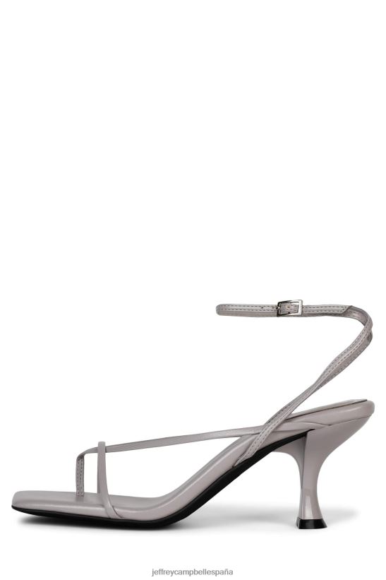 mujer Jeffrey Campbell flujox gris PHXV4X79 sandalia de tacón