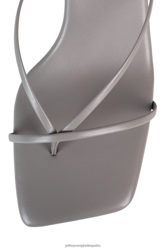 mujer Jeffrey Campbell flujox gris PHXV4X79 sandalia de tacón