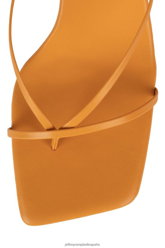 mujer Jeffrey Campbell flujox naranja claro PHXV4X1492 sandalia de tacón