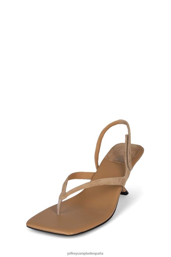 mujer Jeffrey Campbell fusionado-nb ante natural PHXV4X102 sandalia de tacón