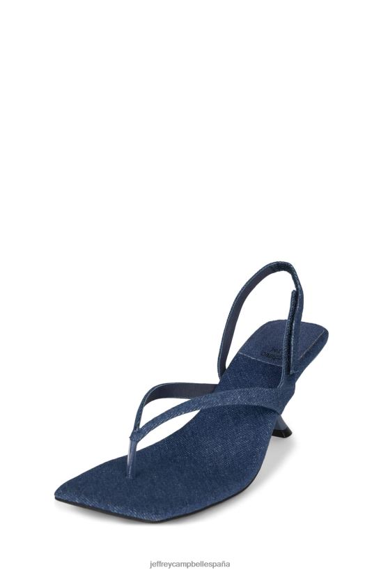mujer Jeffrey Campbell fusionado-nb mezclilla azul PHXV4X1405 sandalia de tacón