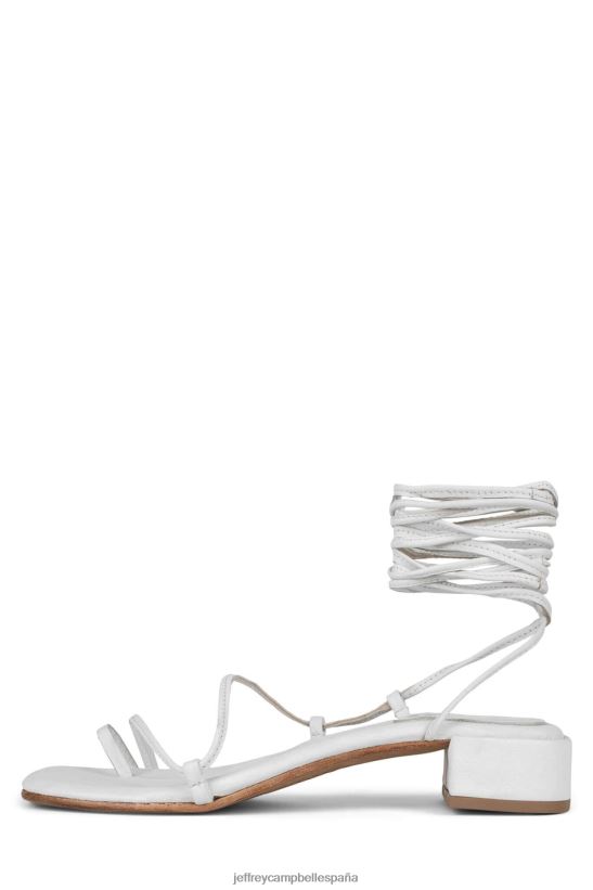 mujer Jeffrey Campbell ágata-2 blanco PHXV4X1596 sandalia de tacón