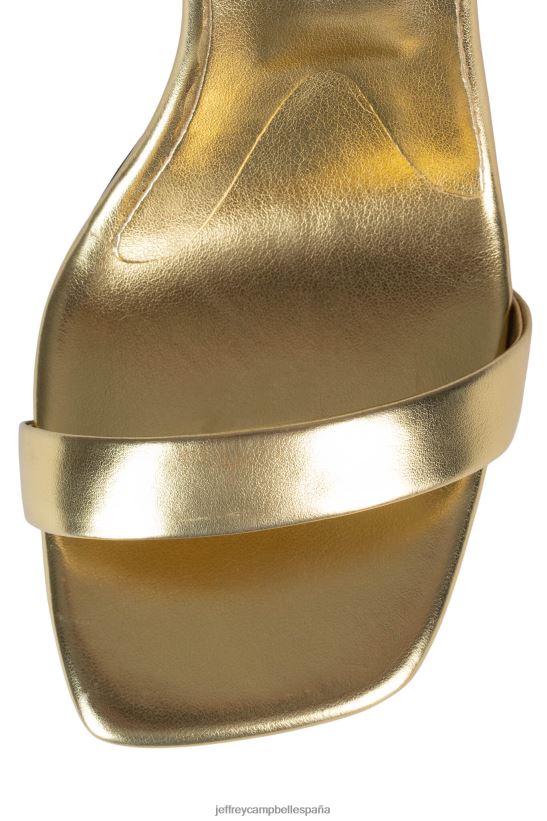 mujer Jeffrey Campbell geométrico oro oro PHXV4X1518 sandalia de tacón