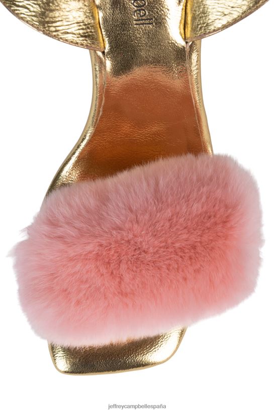 mujer Jeffrey Campbell hombre encantador oro rosa PHXV4X1517 sandalia de tacón