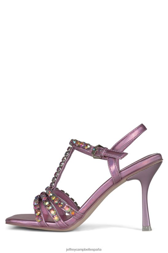 mujer Jeffrey Campbell jwl-t rosa iridiscente PHXV4X1603 sandalia de tacón