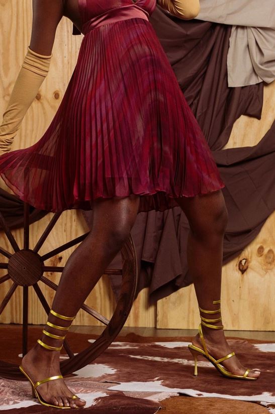 mujer Jeffrey Campbell luzia oro metalizado PHXV4X1558 sandalia de tacón