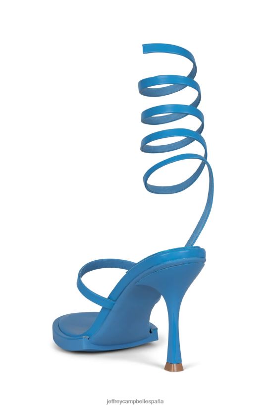 mujer Jeffrey Campbell luzia-rt bebe azul brillante PHXV4X1584 sandalia de tacón