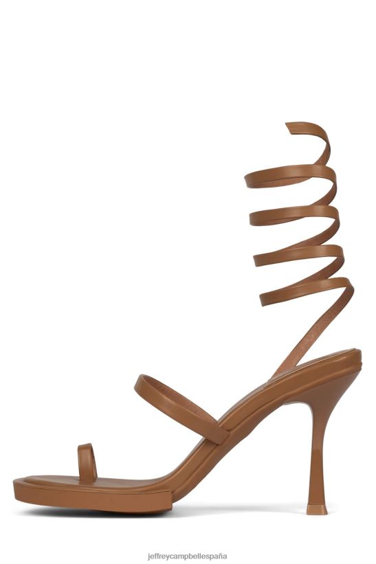 mujer Jeffrey Campbell luzia-rt natural PHXV4X1583 sandalia de tacón