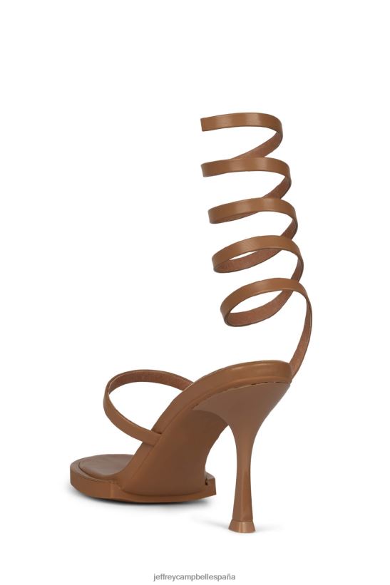 mujer Jeffrey Campbell luzia-rt natural PHXV4X1583 sandalia de tacón