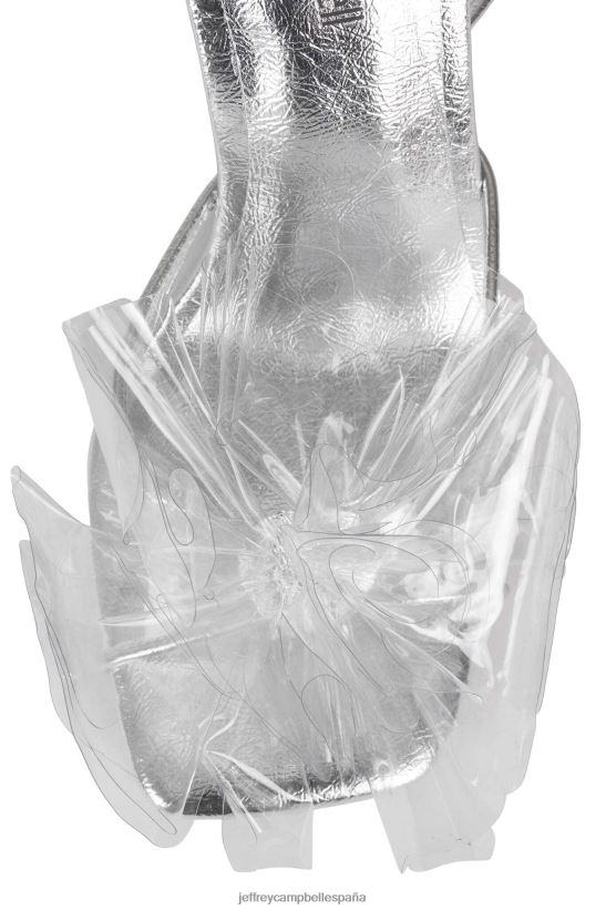 mujer Jeffrey Campbell no-2-presumir plata clara PHXV4X1499 sandalia de tacón