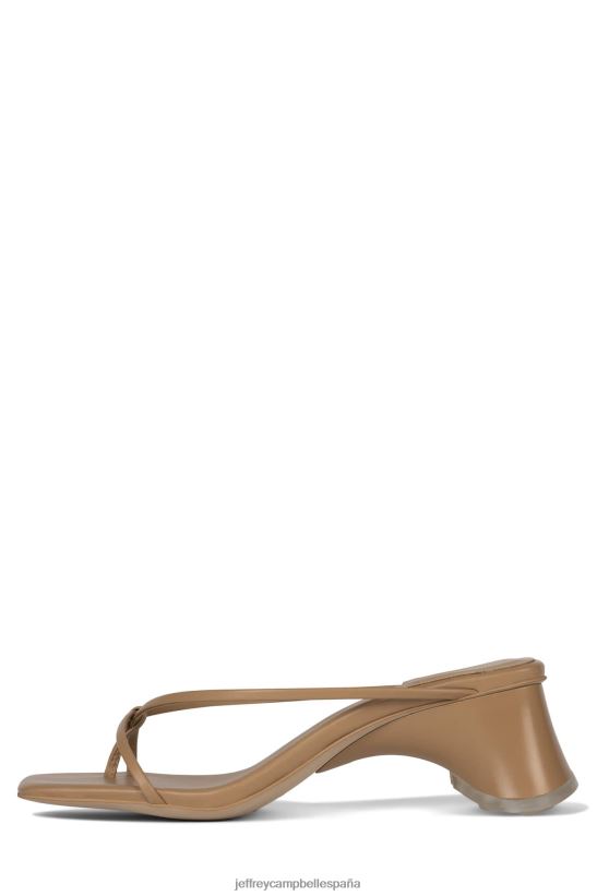 mujer Jeffrey Campbell ponerse en marcha natural PHXV4X71 sandalia de tacón