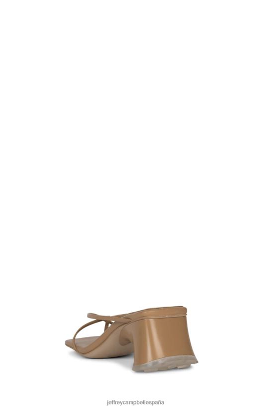 mujer Jeffrey Campbell ponerse en marcha natural PHXV4X71 sandalia de tacón