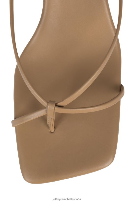 mujer Jeffrey Campbell ponerse en marcha natural PHXV4X71 sandalia de tacón