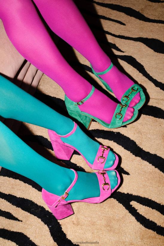 mujer Jeffrey Campbell pop-star-b ante negro dorado PHXV4X1480 sandalia de tacón