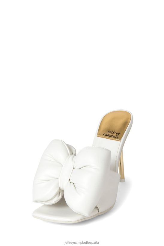 mujer Jeffrey Campbell reverencia Oro blanco PHXV4X1552 sandalia de tacón