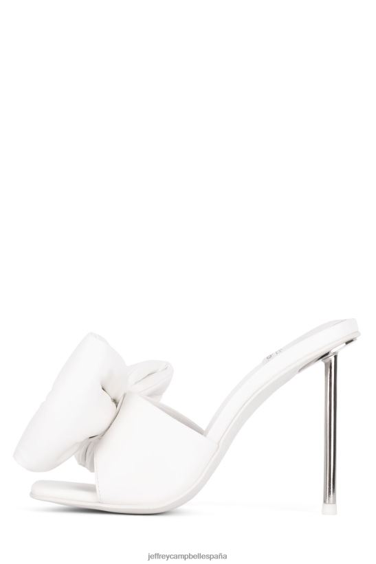 mujer Jeffrey Campbell reverencia blanco PHXV4X1534 sandalia de tacón