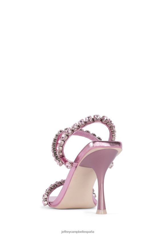 mujer Jeffrey Campbell santos rosa metalizado rosa PHXV4X1625 sandalia de tacón