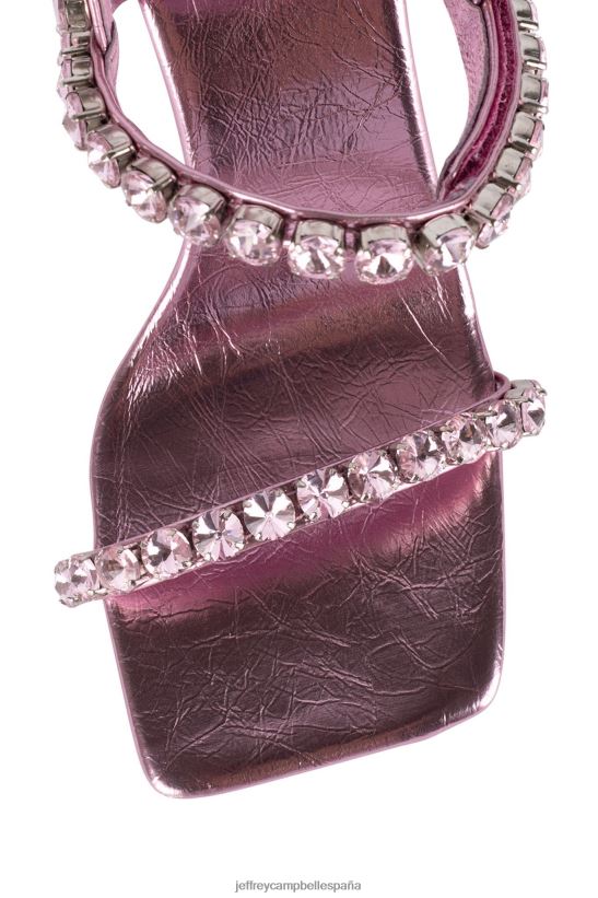 mujer Jeffrey Campbell santos rosa metalizado rosa PHXV4X1625 sandalia de tacón
