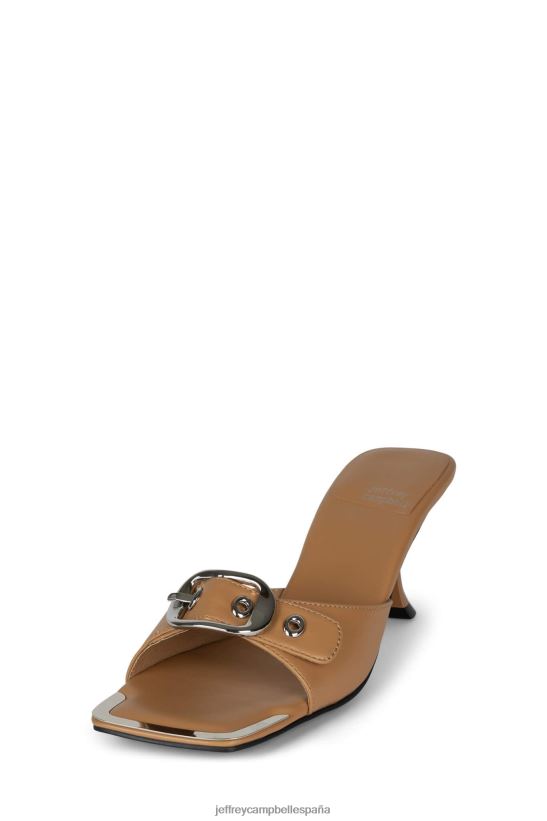 mujer Jeffrey Campbell sujetar plata natural PHXV4X1489 sandalia de tacón