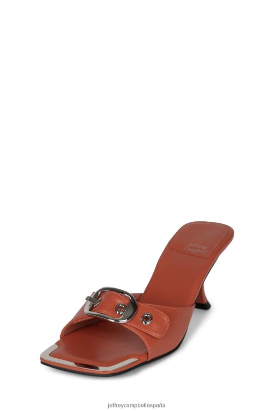 mujer Jeffrey Campbell sujetar plata roja PHXV4X1487 sandalia de tacón