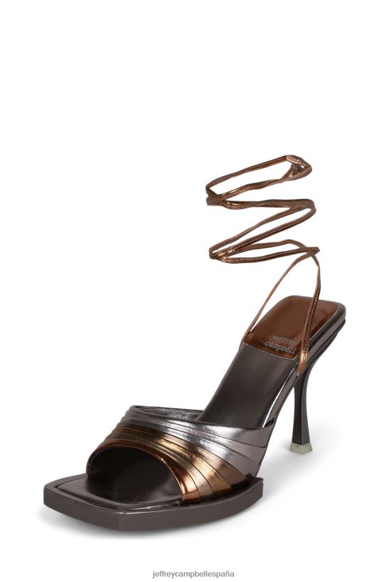 mujer Jeffrey Campbell transportado neutro con multi PHXV4X1608 sandalia de tacón