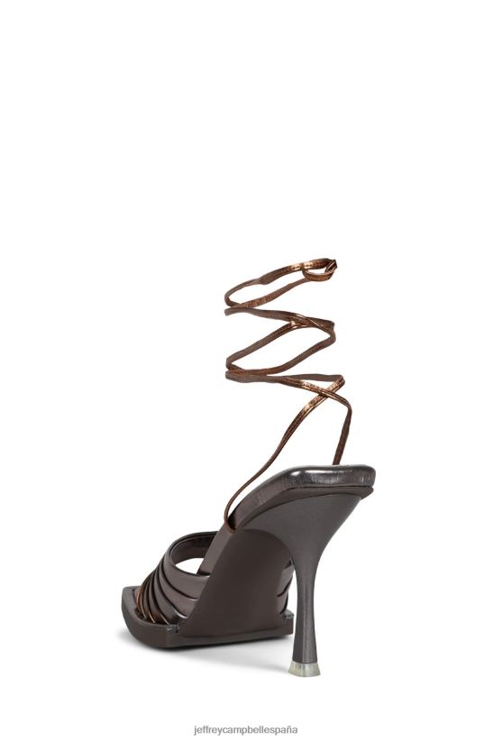 mujer Jeffrey Campbell transportado neutro con multi PHXV4X1608 sandalia de tacón