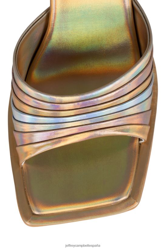 mujer Jeffrey Campbell transportado oro multi PHXV4X1607 sandalia de tacón