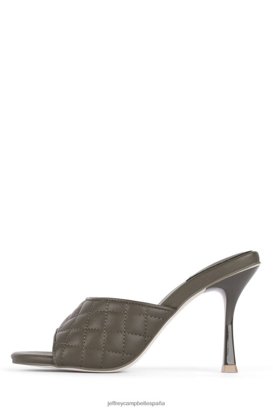 mujer Jeffrey Campbell utopias-q aceituna PHXV4X1588 sandalia de tacón